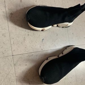 Womens Balenciaga black speed sneaker